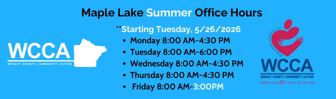 Office Hours: Mon, Tu 8AM - 6PM, Wed, Thurs, Fri 8AM - 3PM